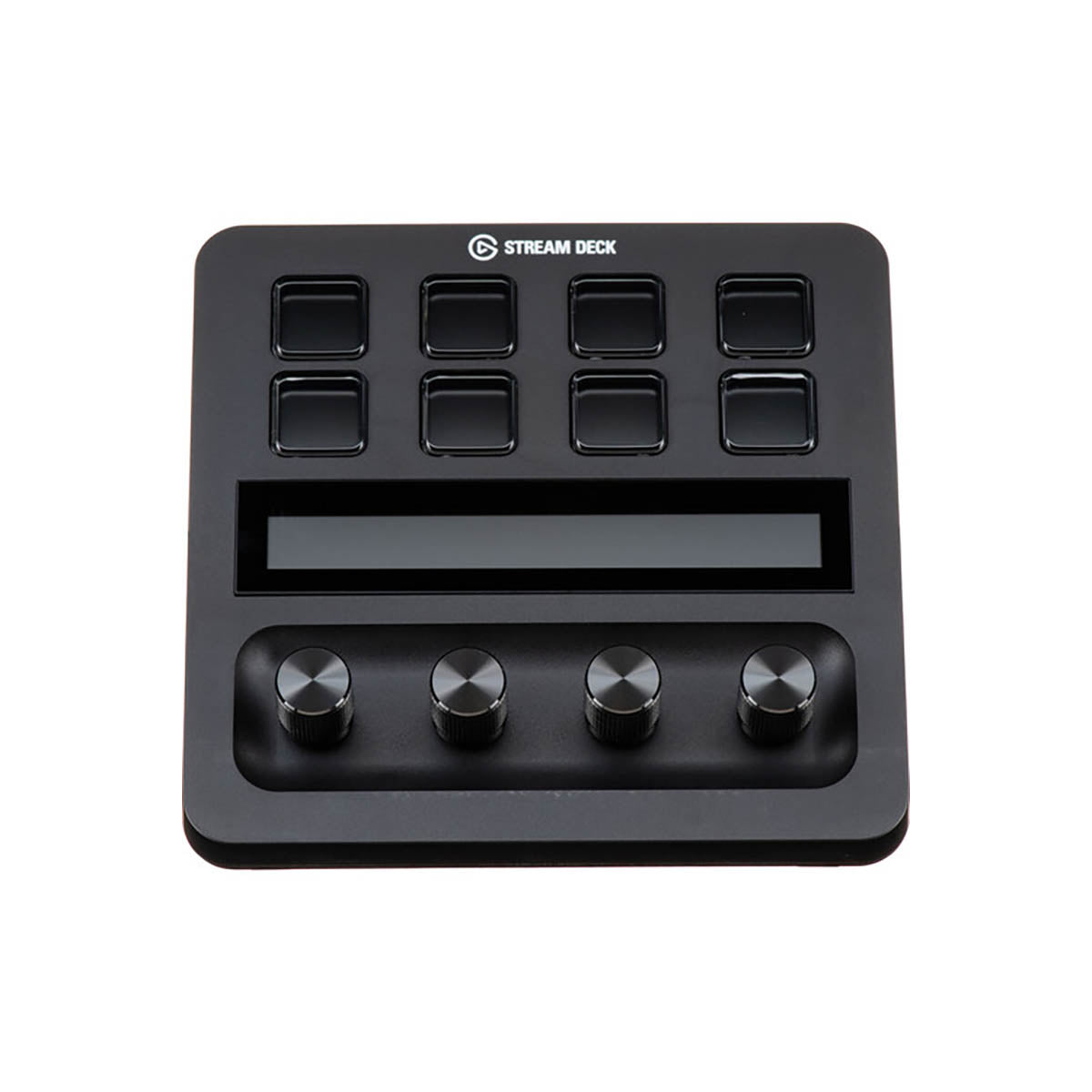 TECLADO P/STREAMING ELGATO STREAM DECK+, 8 TECLAS, AJUSTE DE NIVELES, PANTALLA TACTIL, NEGRO