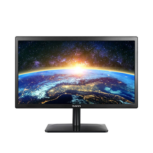 MONITOR LED HD QUARONI / 19.5 PULGADAS / RESOLUCION HD 1366X768 PX / VGA/HDMI / NEGRO